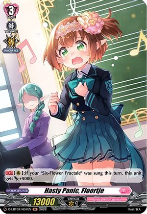 Hasty Panic, Floortje (Holo) (D-LBT02/H07EN) - D-LBT02: Lyrical Monasterio ~It's a New School Term!~