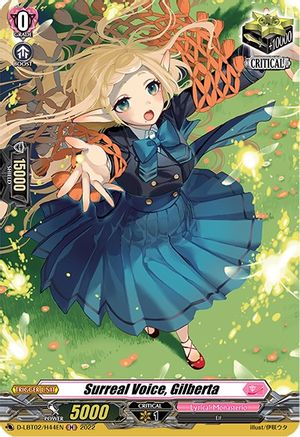 Surreal Voice, Gilberta (Holo) (D-LBT02/H44EN) - D-LBT02: Lyrical Monasterio ~It's a New School Term!~