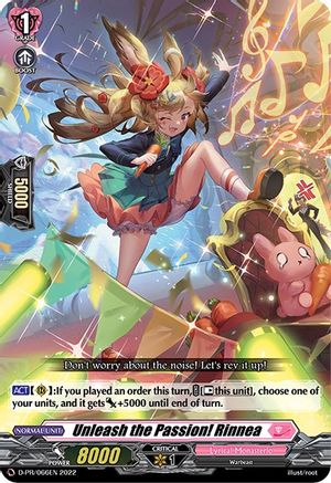 Unleash the Passion! Rinnea (D-PR/066EN) - D Promo Cards