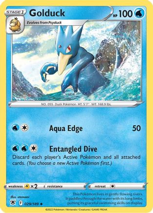 Golduck 029/189 SWSH10 Astral Radiance - Uncommon