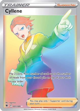 Cyllene (Secret) 201/189 - Holofoil SWSH10 Astral Radiance - Secret Rare