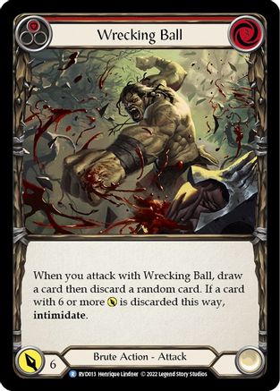 Wrecking Ball (RVD013) - Classic Battles: Rhinar vs Dorinthea