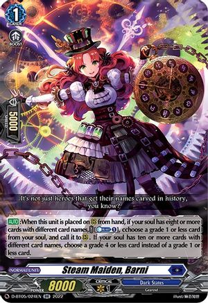 Steam Maiden, Barni (D-BT05/024EN) - D-BT05: Triumphant Return of the Brave Heroes