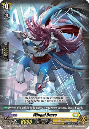 Wingal Brave (D-BT05/083EN) - D-BT05: Triumphant Return of the Brave Heroes
