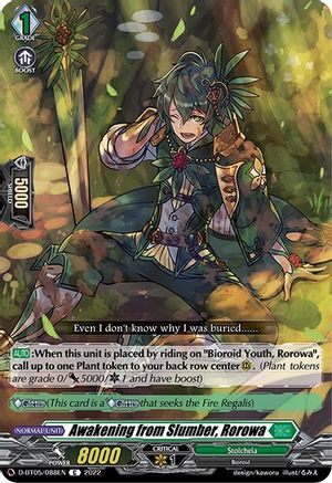Awakening from Slumber, Rorowa (D-BT05/088EN) - D-BT05: Triumphant Return of the Brave Heroes