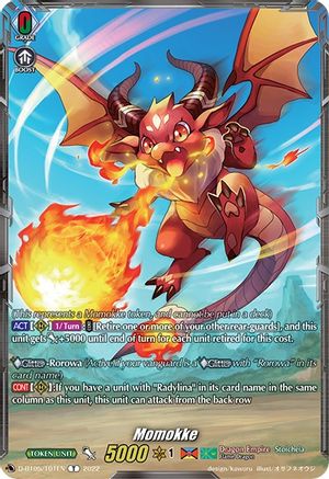 Momokke Token (D-BT05/T01EN) - D-BT05: Triumphant Return of the Brave Heroes