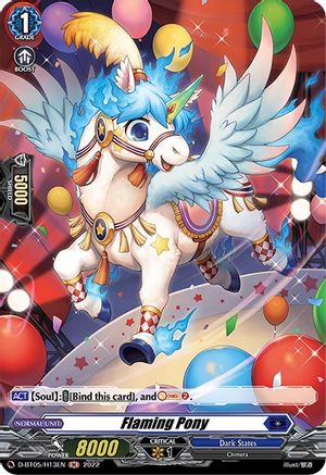 Flaming Pony (Holo) (D-BT05/H13EN) - D-BT05: Triumphant Return of the Brave Heroes