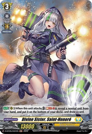 Divine Sister, Saint-Honore (Holo) (D-BT05/H37EN) - D-BT05: Triumphant Return of the Brave Heroes