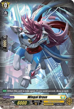 Wingal Brave (Holo) (D-BT05/H44EN) - D-BT05: Triumphant Return of the Brave Heroes