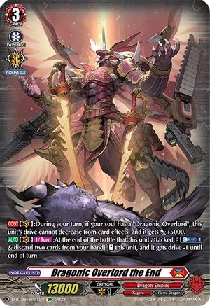 Dragonic Overlord the End (SP) (D-BT05/SP01EN) - D-BT05: Triumphant Return of the Brave Heroes