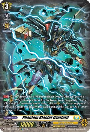 Phantom Blaster Overlord (SP) (D-BT05/SP03EN) - D-BT05: Triumphant Return of the Brave Heroes