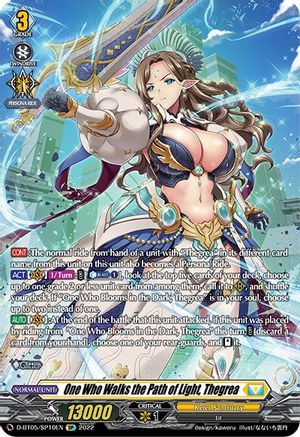 One Who Walks the Path of Light, Thegrea (SP) (D-BT05/SP10EN) - D-BT05: Triumphant Return of the Brave Heroes