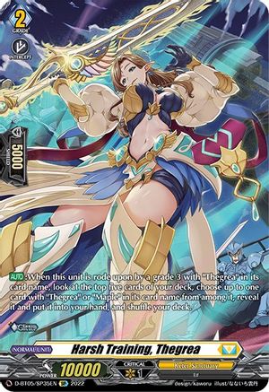 Harsh Training, Thegrea (SP) (D-BT05/SP35EN) - Triumphant Return of the Brave Heroes