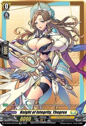 Knight of Integrity, Thegrea (SP) (D-BT05/SP37EN) - Triumphant Return of the Brave Heroes