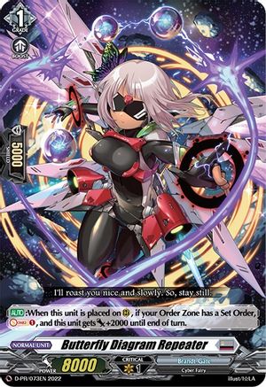 Butterfly Diagram Repeater (D-PR/073EN) - D Promo Cards