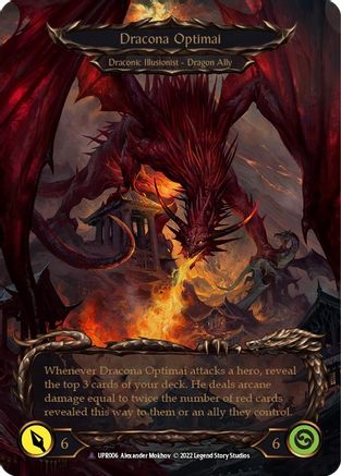 Invoke Dracona Optimai // Dracona Optimai (Marvel) (UPR006) - Uprising Cold Foil
