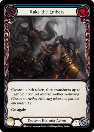 Rake the Embers (Blue) (UPR035) - Uprising Rainbow Foil