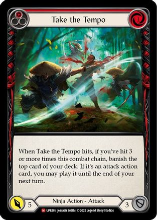 Take the Tempo (UPR161) - Uprising Rainbow Foil