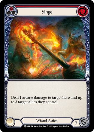 Singe (Red) (UPR179) - Uprising Rainbow Foil