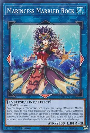 Marincess Marbled Rock (LED9-EN054) - Legendary Duelists: Duels From the Deep 1st Edition