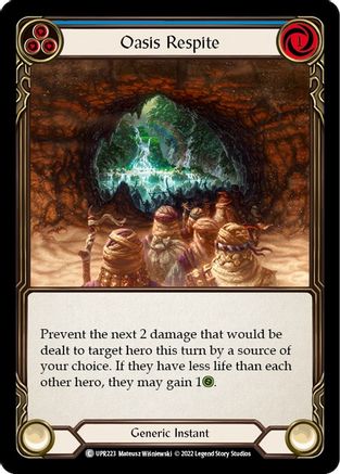Oasis Respite (Blue) (UPR223) - Uprising Rainbow Foil