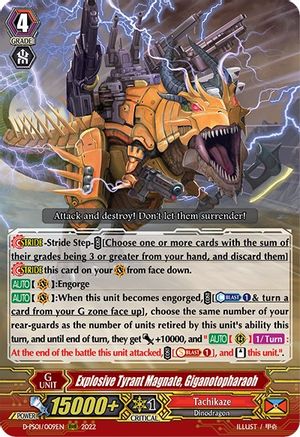 Explosive Tyrant Magnate, Giganotopharaoh (D-PS01/009EN) - D-PS01: P Clan Collection 2022
