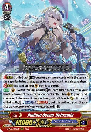 Radiate Ocean, Heltrauda (D-PS01/020EN) - D-PS01: P Clan Collection 2022
