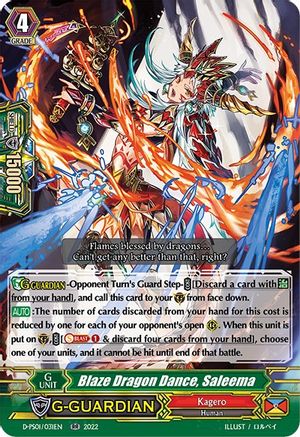 Blaze Dragon Dance, Saleema (D-PS01/031EN) - D-PS01: P Clan Collection 2022