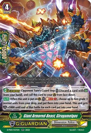 Giant Armored-Beast, Giragamelgos (D-PS01/037EN) - D-PS01: P Clan Collection 2022