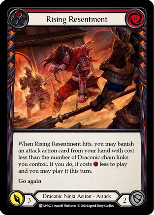 Rising Resentment (Red) (UPR075) - Uprising Rainbow Foil