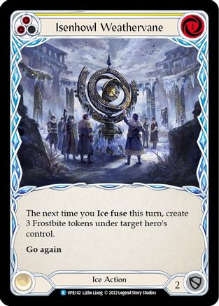 Isenhowl Weathervane (Yellow) (UPR142) - Uprising Rainbow Foil