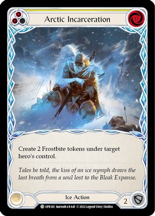 Arctic Incarceration (Yellow) (UPR145) - Uprising Rainbow Foil