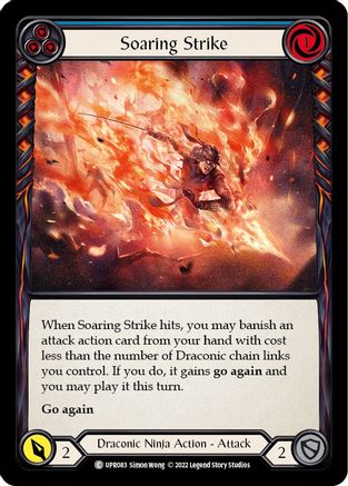 Soaring Strike (Blue) (UPR083) - Uprising Rainbow Foil