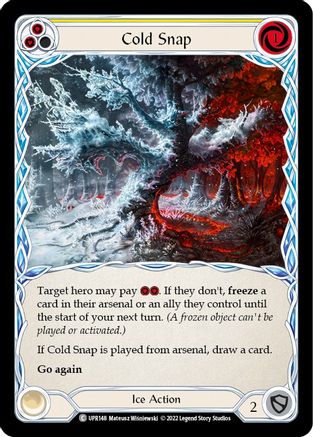 Cold Snap (Yellow) (UPR148) - Uprising Rainbow Foil