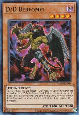 D/D Berfomet (OP19-EN007) - OTS Tournament Pack 19 Unlimited