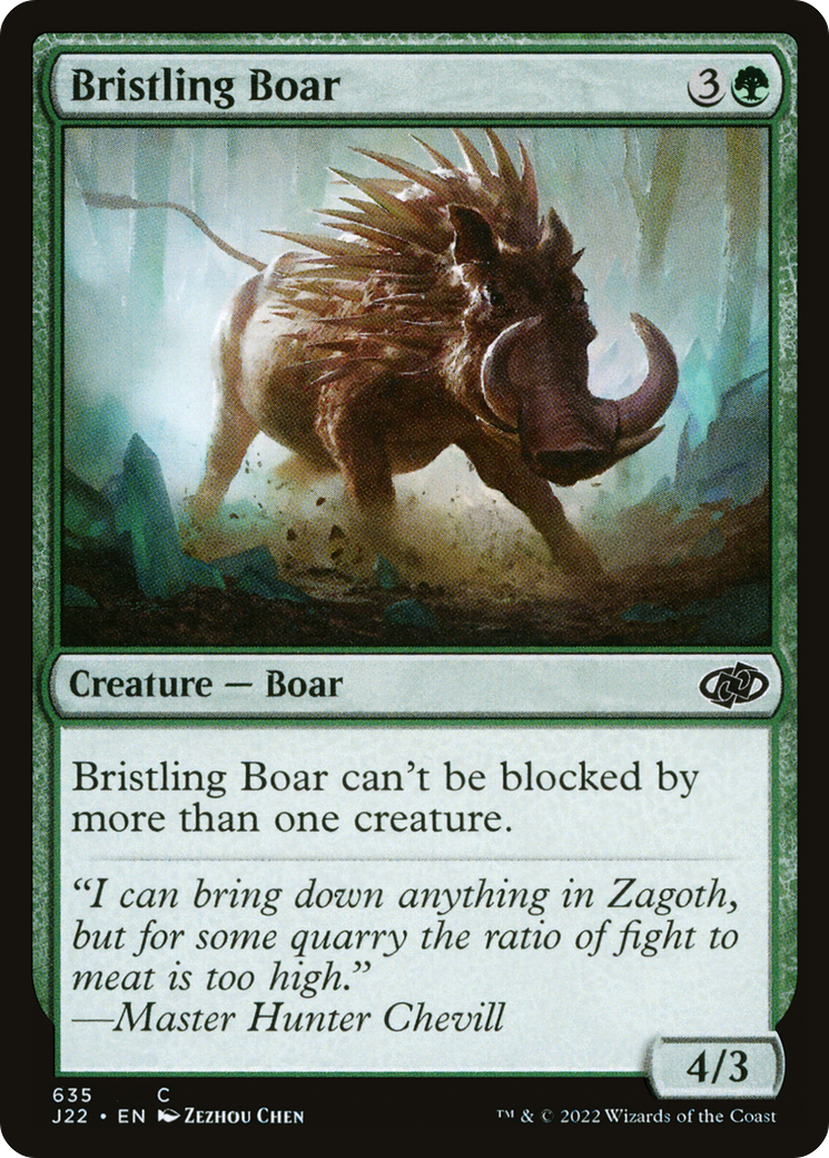 Bristling Boar (J22-635) - Jumpstart 2022