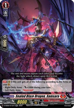Sealed Blaze Dragon, Samsara (D-SS02/013EN) - D-SS02: Festival Collection 2022