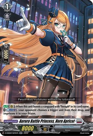 Aurora Battle Princess, Horn Apricot (D-SS02/024EN) - D-SS02: Festival Collection 2022