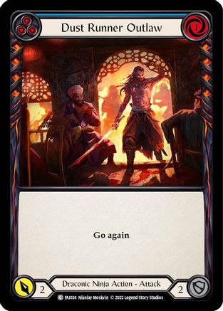 Dust Runner Outlaw (Blue) (FAI024) - Blitz Deck: Uprising - Fai