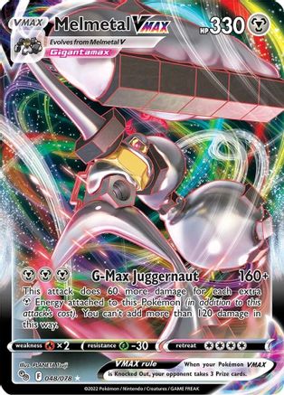 Melmetal VMAX 048/078 - Holofoil Pokemon GO - Ultra Rare