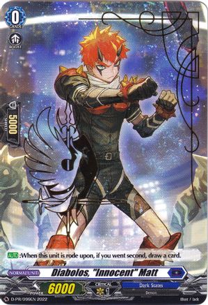 Diabolos, "Innocent" Matt (Hot Stamped) (D-PR/099EN 2022) - D Promo Cards