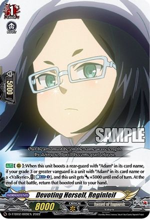 Devoting Herself, Reginleif (D-TTD02/009EN) - D-TTD02: Record of Ragnarok