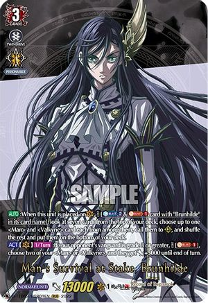 Man's Survival at Stake, Brunhilde (RGR) (D-TTD02/RGR01EN) - D-TTD02: Record of Ragnarok