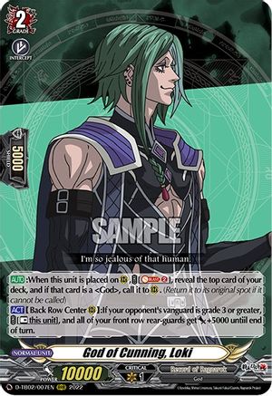 God of Cunning, Loki (D-TB02/007EN) - D-TB02: Record of Ragnarok