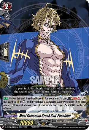 Most Fearsome Greek God, Poseidon (D-TB02/022EN) - D-TB02: Record of Ragnarok