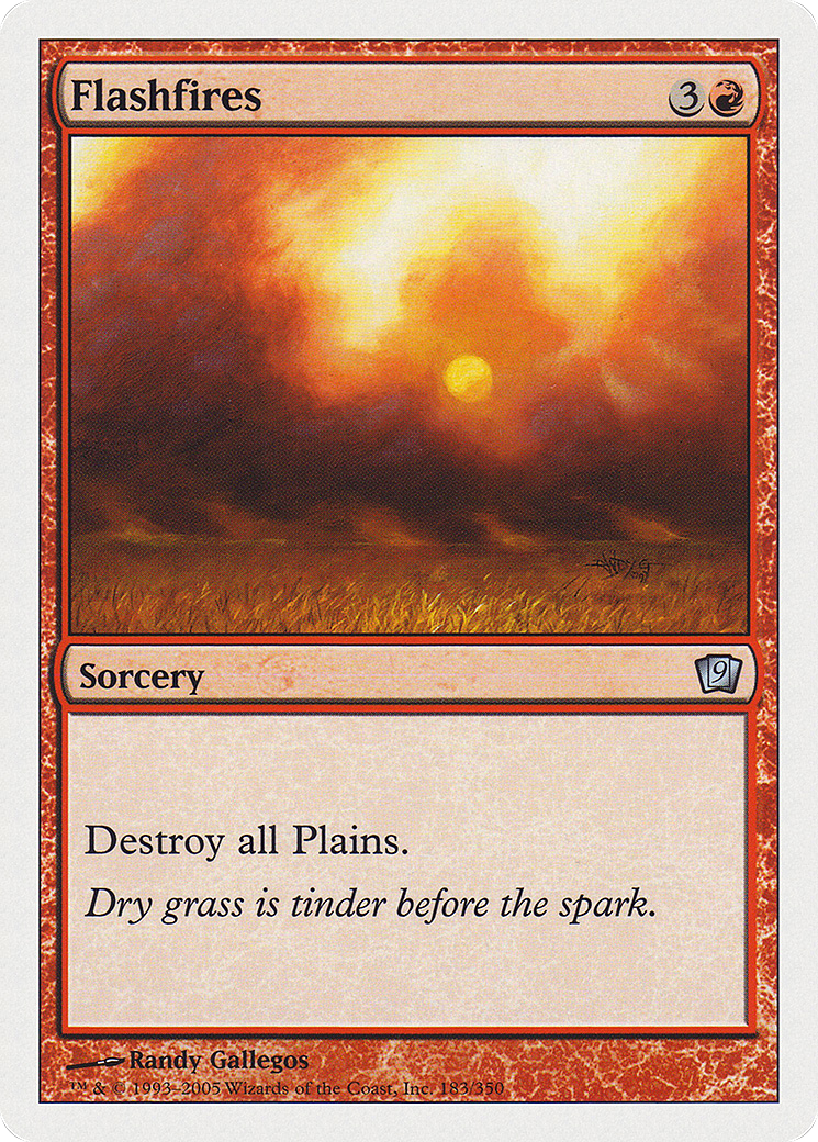 Flashfires (9ED-183) - 9th Edition