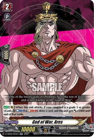 God of War, Ares (D-TB02/023EN) - D-TB02: Record of Ragnarok