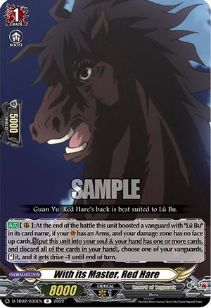 With its Master, Red Hare (D-TB02/030EN) - D-TB02: Record of Ragnarok