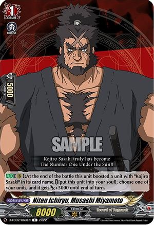 Niten Ichiryu, Musashi Miyamoto (D-TB02/063EN) - D-TB02: Record of Ragnarok