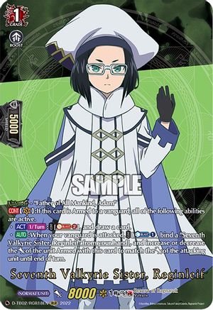 Seventh Valkyrie Sister, Reginleif (RGR) (D-TB02/RGR18EN) - D-TB02: Record of Ragnarok